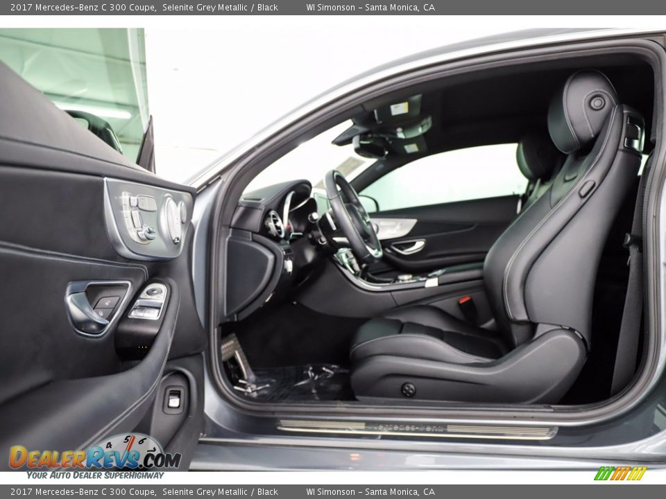 2017 Mercedes-Benz C 300 Coupe Selenite Grey Metallic / Black Photo #21