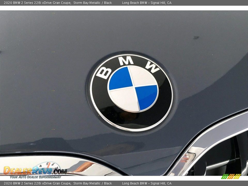 2020 BMW 2 Series 228i xDrive Gran Coupe Storm Bay Metallic / Black Photo #32
