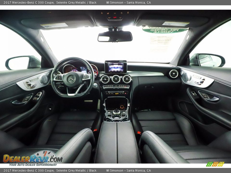 2017 Mercedes-Benz C 300 Coupe Selenite Grey Metallic / Black Photo #22