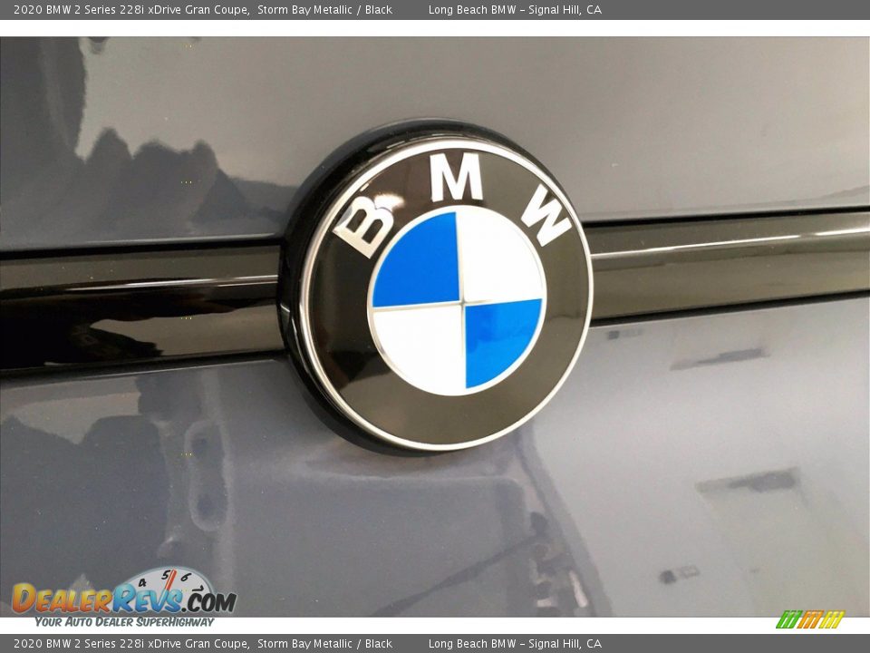 2020 BMW 2 Series 228i xDrive Gran Coupe Storm Bay Metallic / Black Photo #33