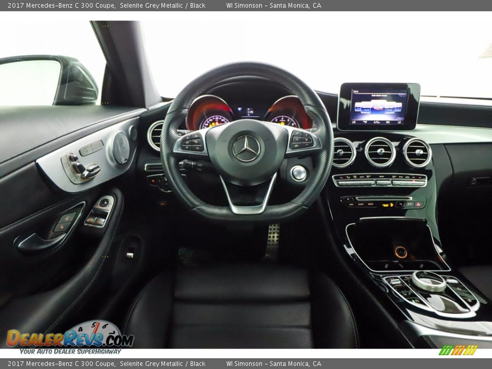 2017 Mercedes-Benz C 300 Coupe Selenite Grey Metallic / Black Photo #23