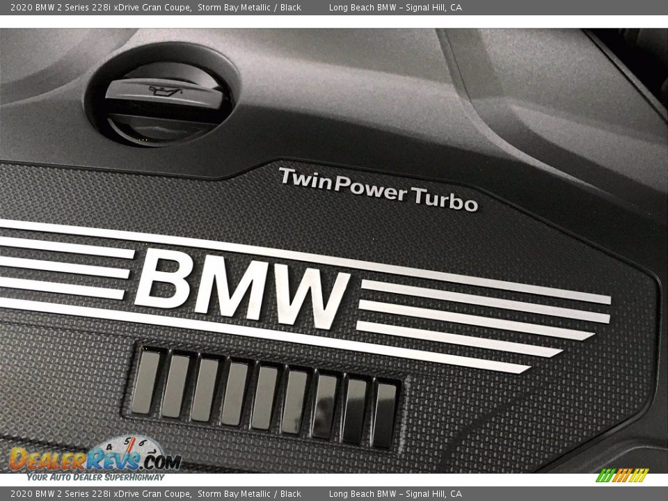 2020 BMW 2 Series 228i xDrive Gran Coupe Storm Bay Metallic / Black Photo #34