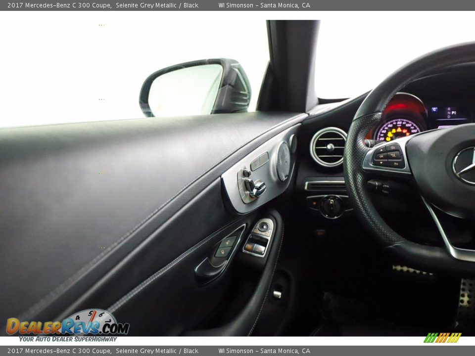 2017 Mercedes-Benz C 300 Coupe Selenite Grey Metallic / Black Photo #24