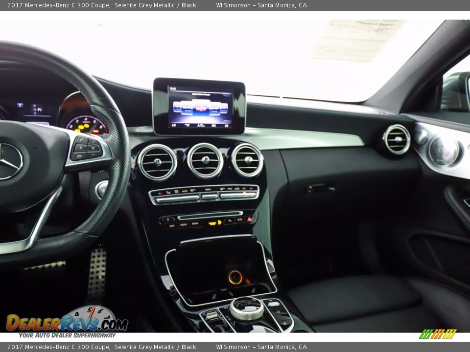 2017 Mercedes-Benz C 300 Coupe Selenite Grey Metallic / Black Photo #25