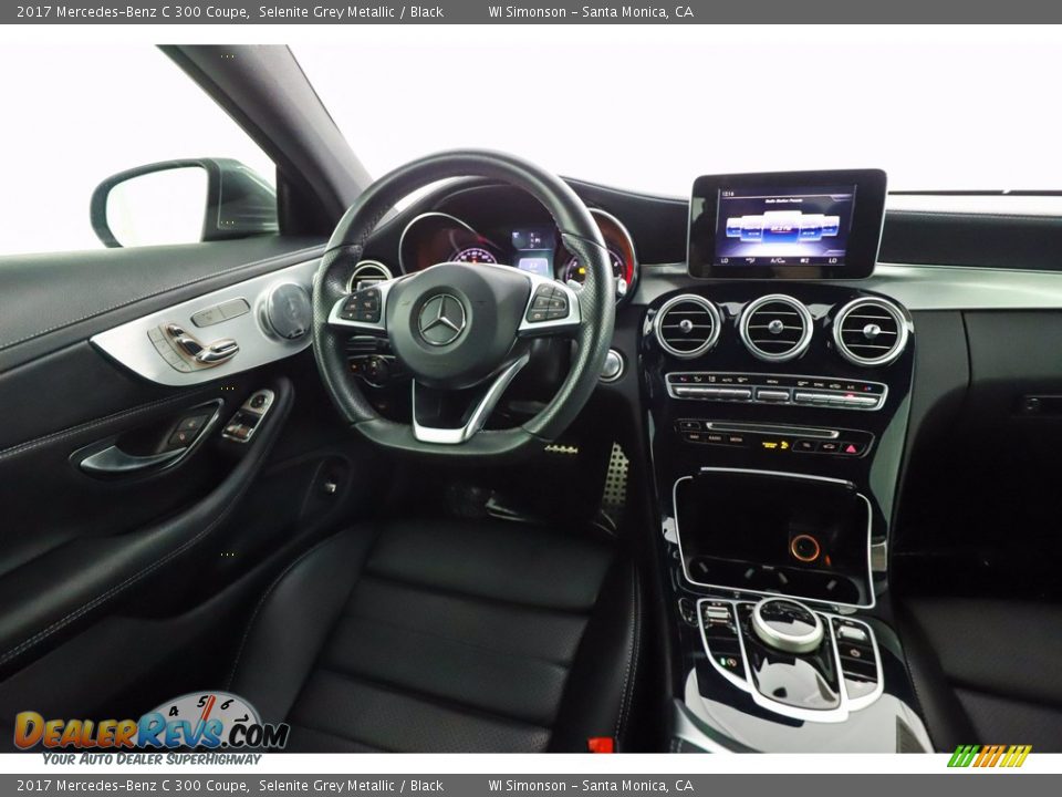 2017 Mercedes-Benz C 300 Coupe Selenite Grey Metallic / Black Photo #26