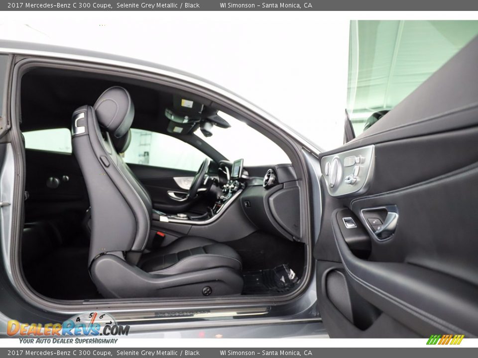 2017 Mercedes-Benz C 300 Coupe Selenite Grey Metallic / Black Photo #30