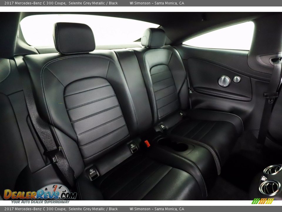 2017 Mercedes-Benz C 300 Coupe Selenite Grey Metallic / Black Photo #34