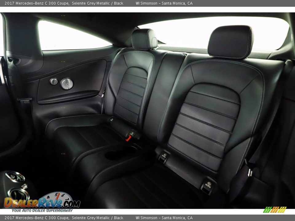 2017 Mercedes-Benz C 300 Coupe Selenite Grey Metallic / Black Photo #35