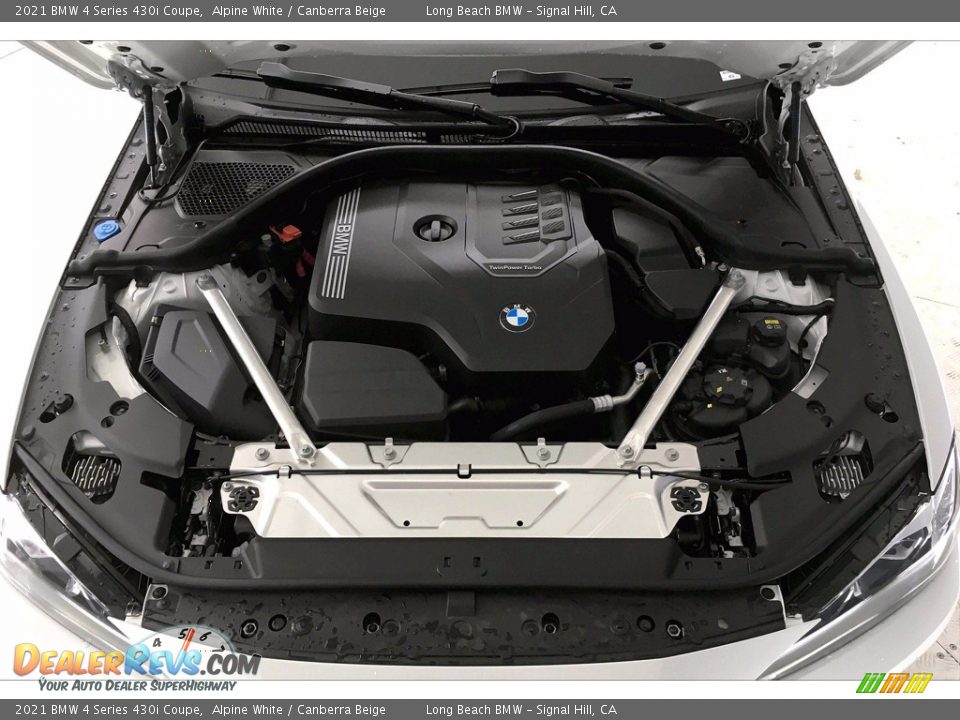 2021 BMW 4 Series 430i Coupe 2.0 Liter DI TwinPower Turbocharged DOHC 16-Valve VVT 4 Cylinder Engine Photo #10