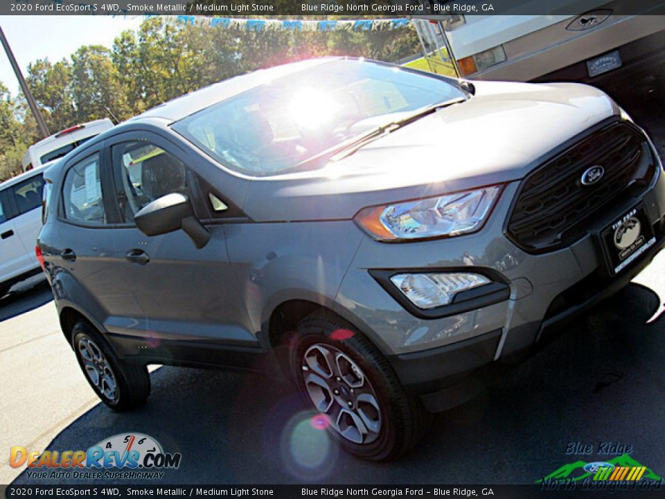 2020 Ford EcoSport S 4WD Smoke Metallic / Medium Light Stone Photo #24