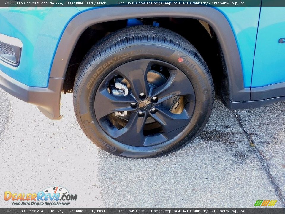 2021 Jeep Compass Altitude 4x4 Laser Blue Pearl / Black Photo #10