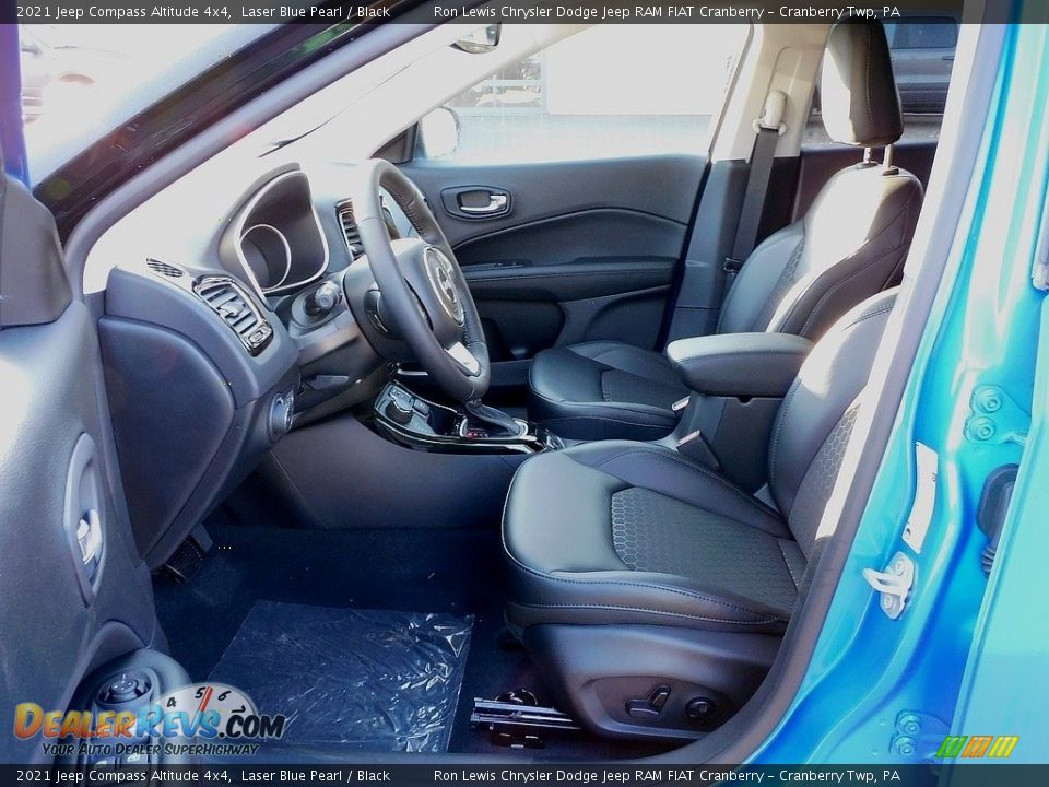 2021 Jeep Compass Altitude 4x4 Laser Blue Pearl / Black Photo #11