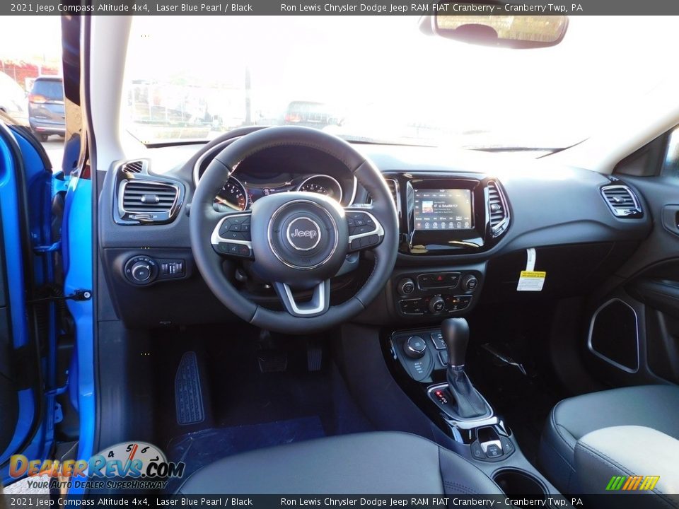 2021 Jeep Compass Altitude 4x4 Laser Blue Pearl / Black Photo #13