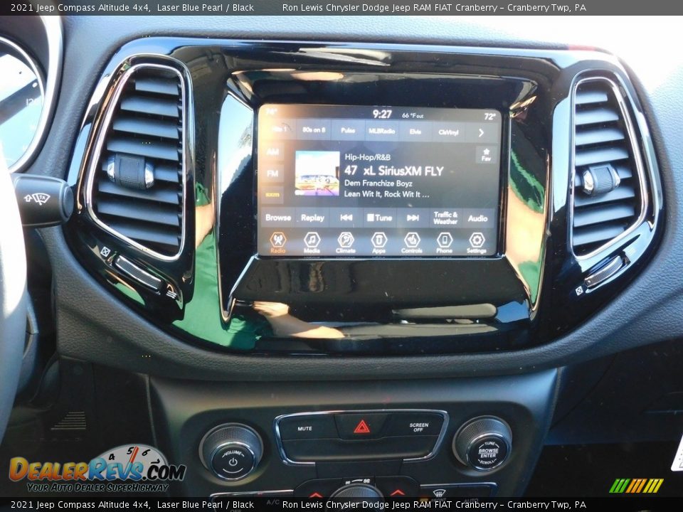 2021 Jeep Compass Altitude 4x4 Laser Blue Pearl / Black Photo #15