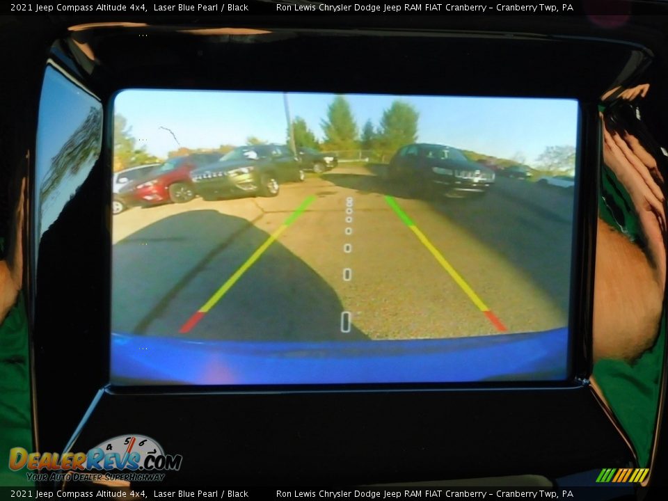 2021 Jeep Compass Altitude 4x4 Laser Blue Pearl / Black Photo #17