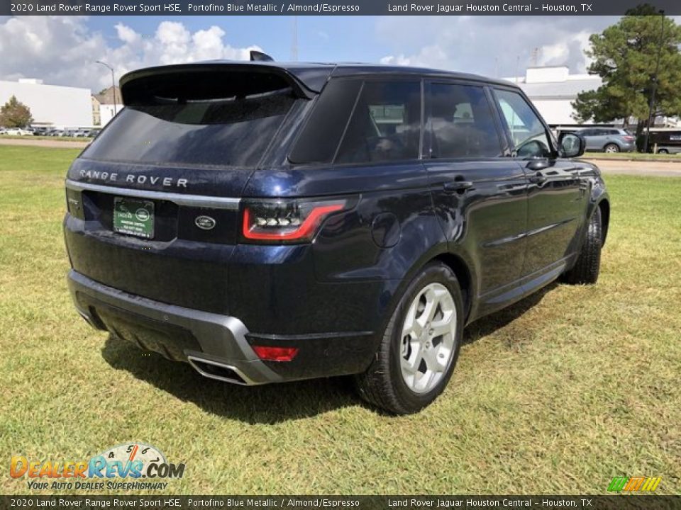 2020 Land Rover Range Rover Sport HSE Portofino Blue Metallic / Almond/Espresso Photo #2