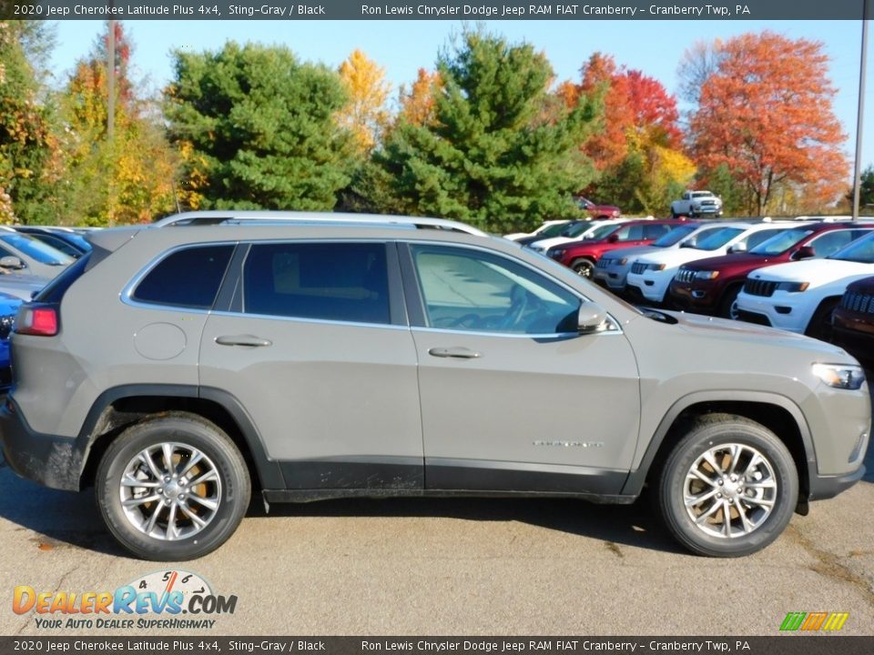 2020 Jeep Cherokee Latitude Plus 4x4 Sting-Gray / Black Photo #4