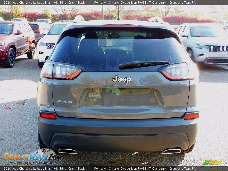 2020 Jeep Cherokee Latitude Plus 4x4 Sting-Gray / Black Photo #6