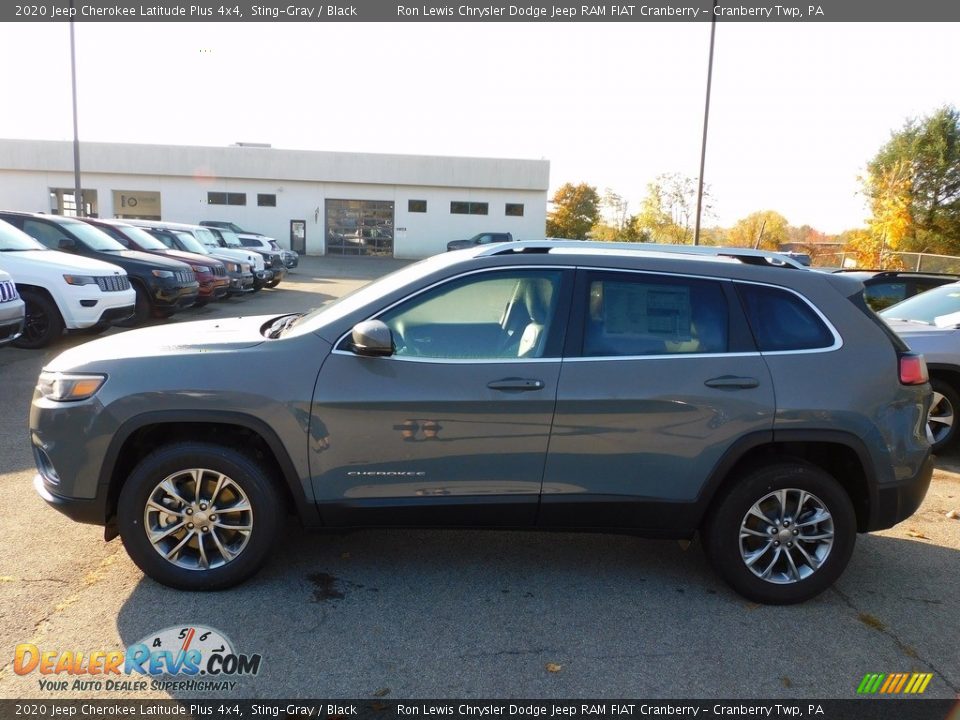 2020 Jeep Cherokee Latitude Plus 4x4 Sting-Gray / Black Photo #9