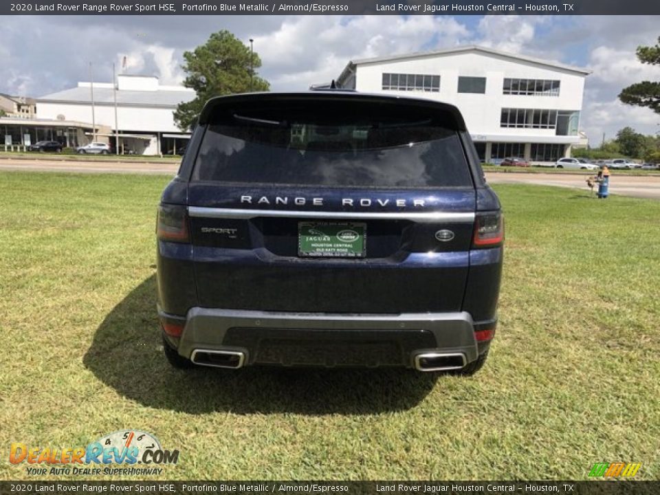 2020 Land Rover Range Rover Sport HSE Portofino Blue Metallic / Almond/Espresso Photo #8