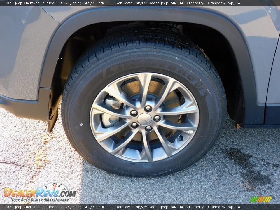 2020 Jeep Cherokee Latitude Plus 4x4 Sting-Gray / Black Photo #10