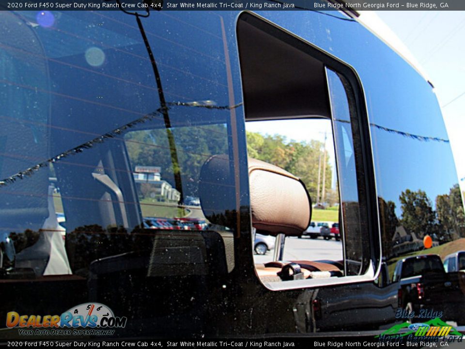2020 Ford F450 Super Duty King Ranch Crew Cab 4x4 Star White Metallic Tri-Coat / King Ranch Java Photo #30