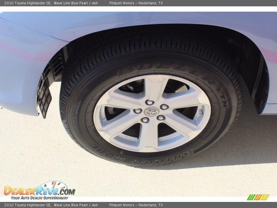 2010 Toyota Highlander SE Wave Line Blue Pearl / Ash Photo #5