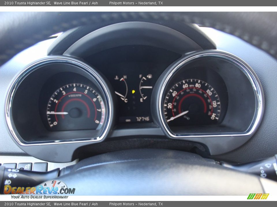 2010 Toyota Highlander SE Wave Line Blue Pearl / Ash Photo #13