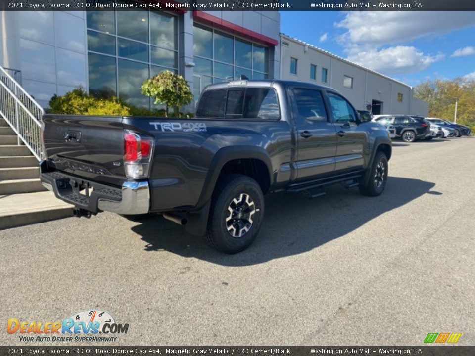 2021 Toyota Tacoma TRD Off Road Double Cab 4x4 Magnetic Gray Metallic / TRD Cement/Black Photo #15