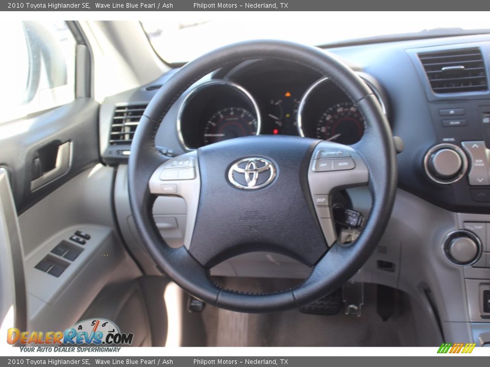 2010 Toyota Highlander SE Wave Line Blue Pearl / Ash Photo #21