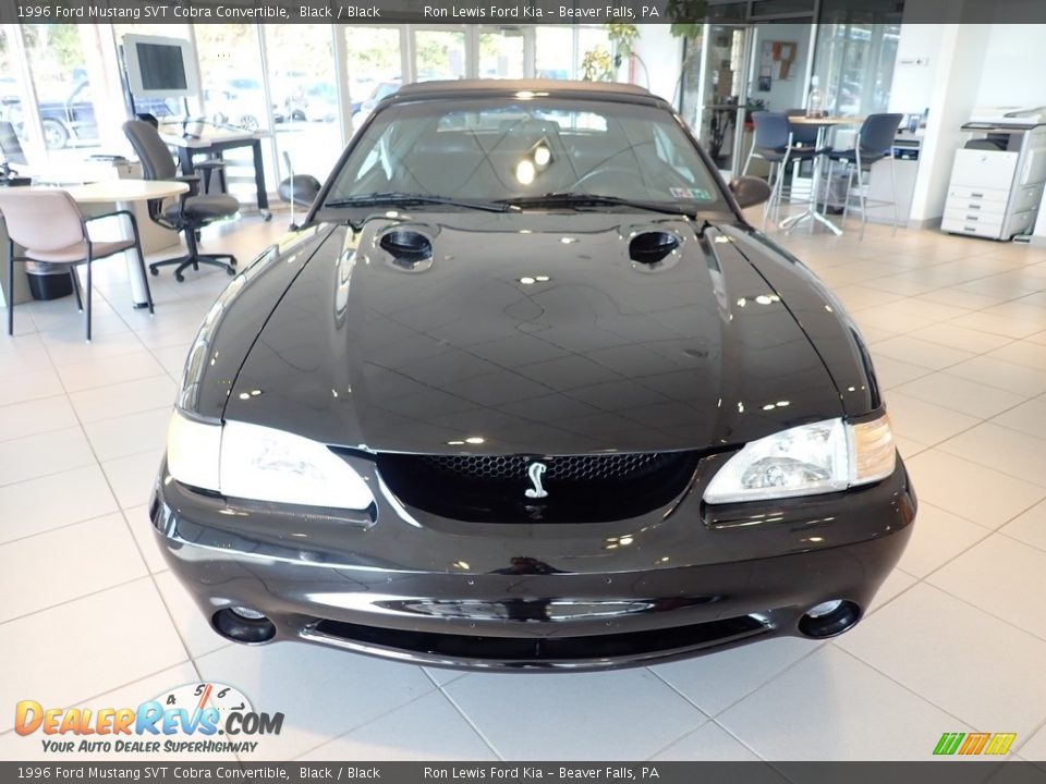 1996 Ford Mustang SVT Cobra Convertible Black / Black Photo #6