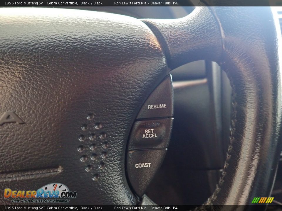 1996 Ford Mustang SVT Cobra Convertible Steering Wheel Photo #16