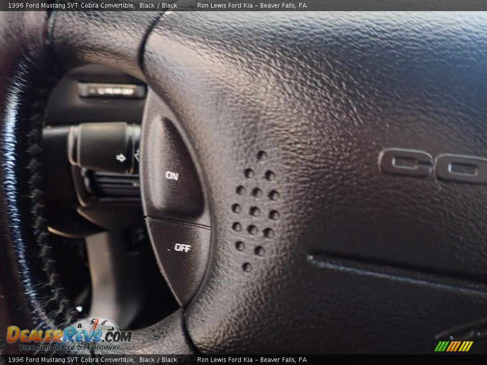 1996 Ford Mustang SVT Cobra Convertible Steering Wheel Photo #17