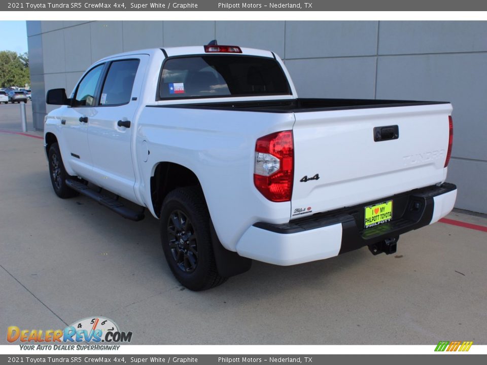 2021 Toyota Tundra SR5 CrewMax 4x4 Super White / Graphite Photo #6