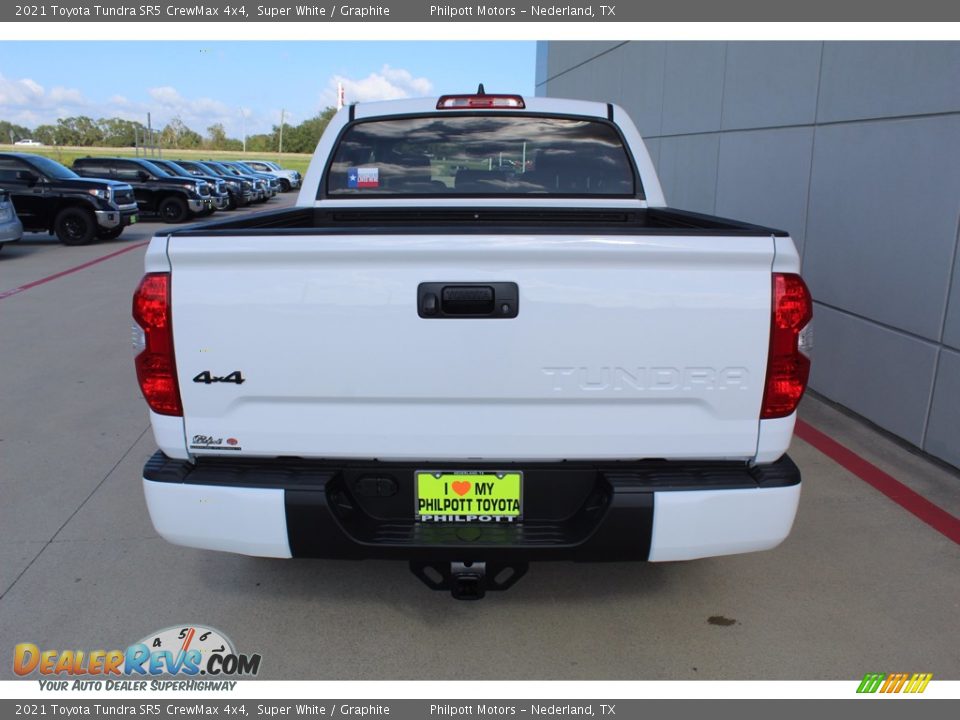 2021 Toyota Tundra SR5 CrewMax 4x4 Super White / Graphite Photo #7