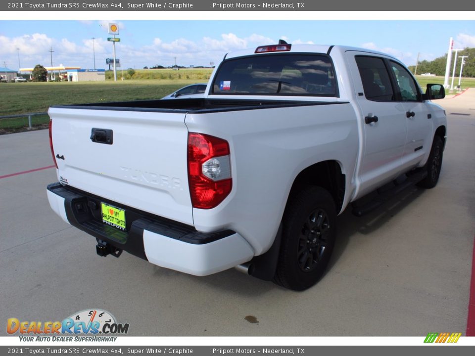 2021 Toyota Tundra SR5 CrewMax 4x4 Super White / Graphite Photo #8