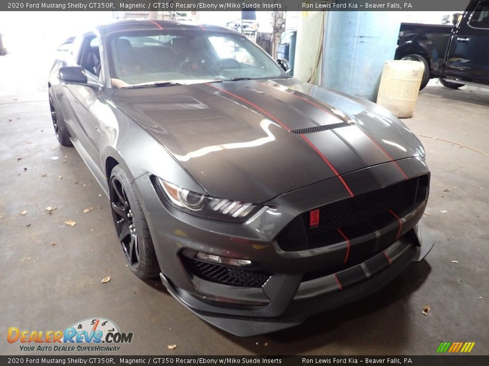 2020 Ford Mustang Shelby GT350R Magnetic / GT350 Recaro/Ebony w/Miko Suede Inserts Photo #3