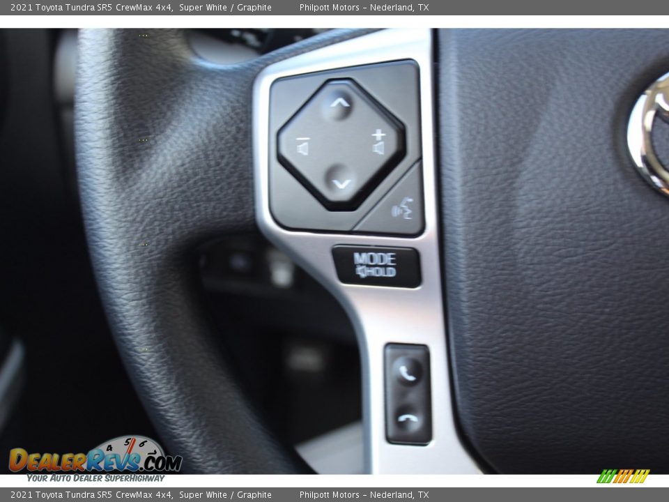 2021 Toyota Tundra SR5 CrewMax 4x4 Super White / Graphite Photo #11
