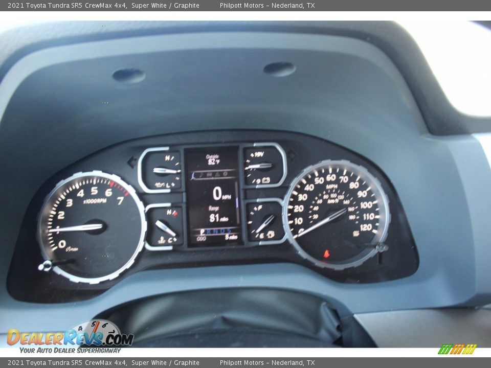 2021 Toyota Tundra SR5 CrewMax 4x4 Super White / Graphite Photo #13