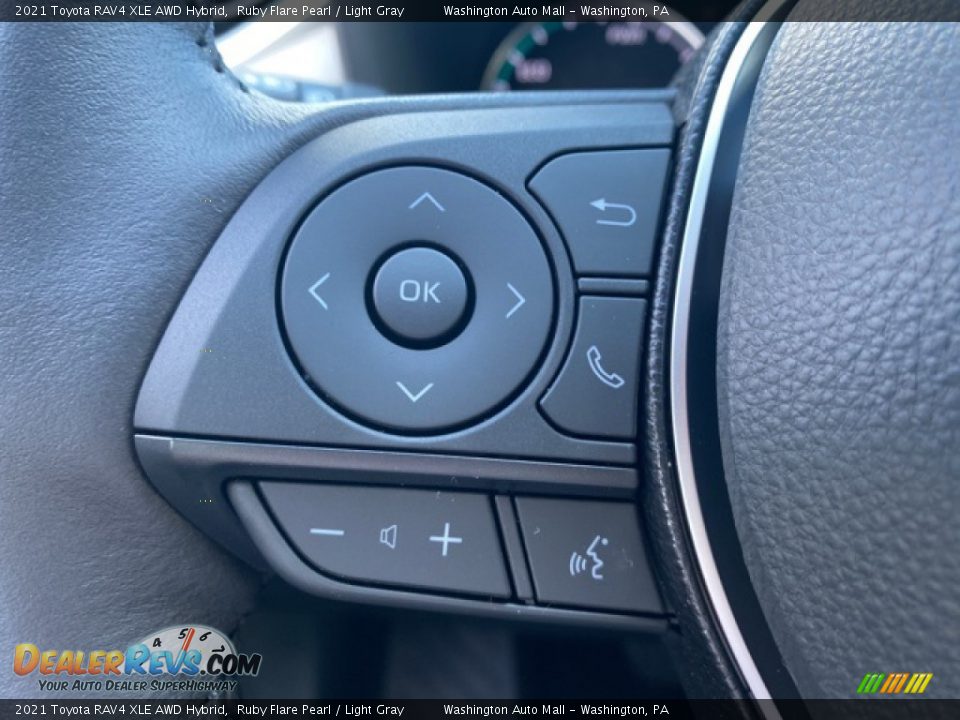 2021 Toyota RAV4 XLE AWD Hybrid Steering Wheel Photo #15