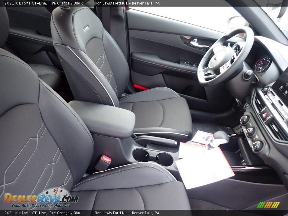 Front Seat of 2021 Kia Forte GT-Line Photo #10
