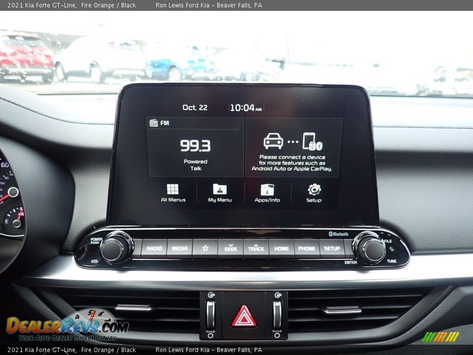 2021 Kia Forte GT-Line Fire Orange / Black Photo #15