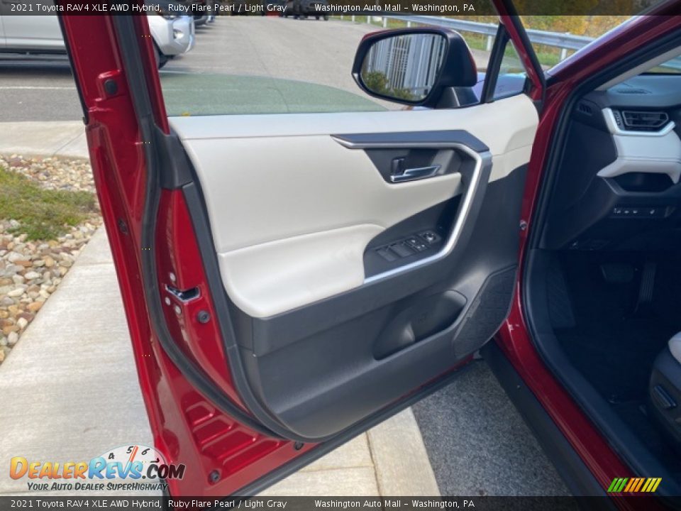 Door Panel of 2021 Toyota RAV4 XLE AWD Hybrid Photo #22