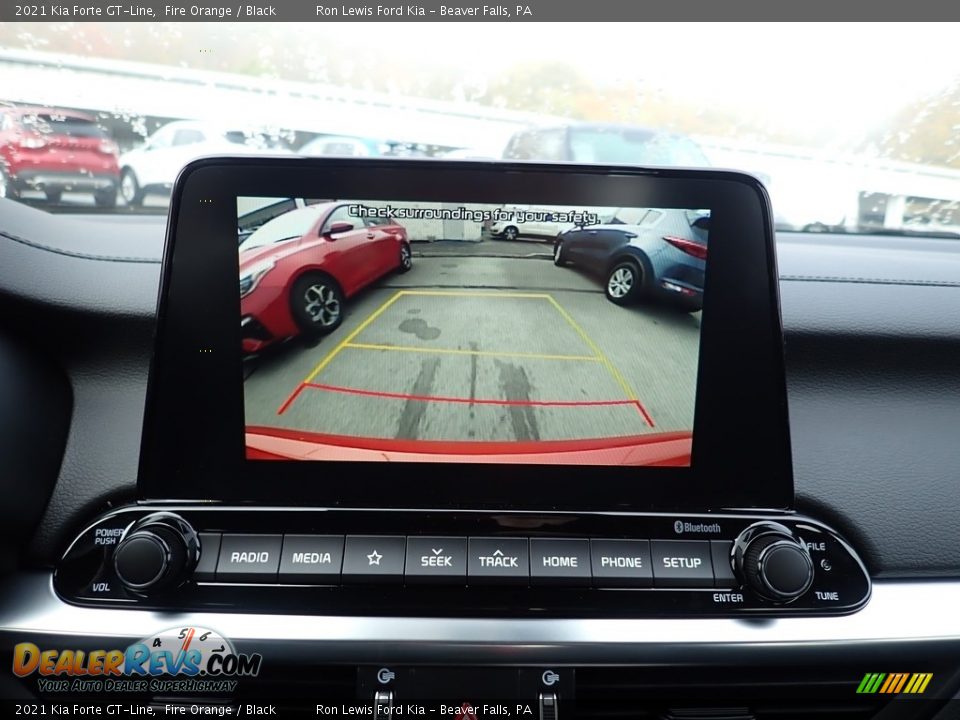 2021 Kia Forte GT-Line Fire Orange / Black Photo #16