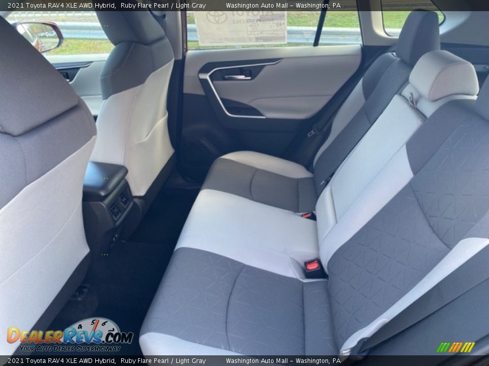 Rear Seat of 2021 Toyota RAV4 XLE AWD Hybrid Photo #24