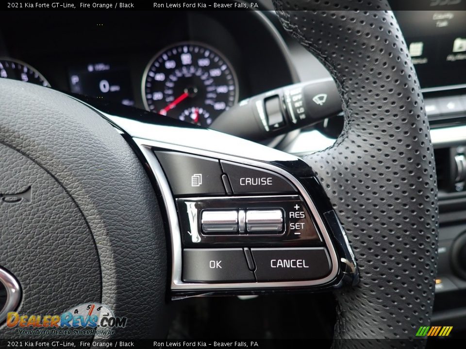 2021 Kia Forte GT-Line Steering Wheel Photo #17