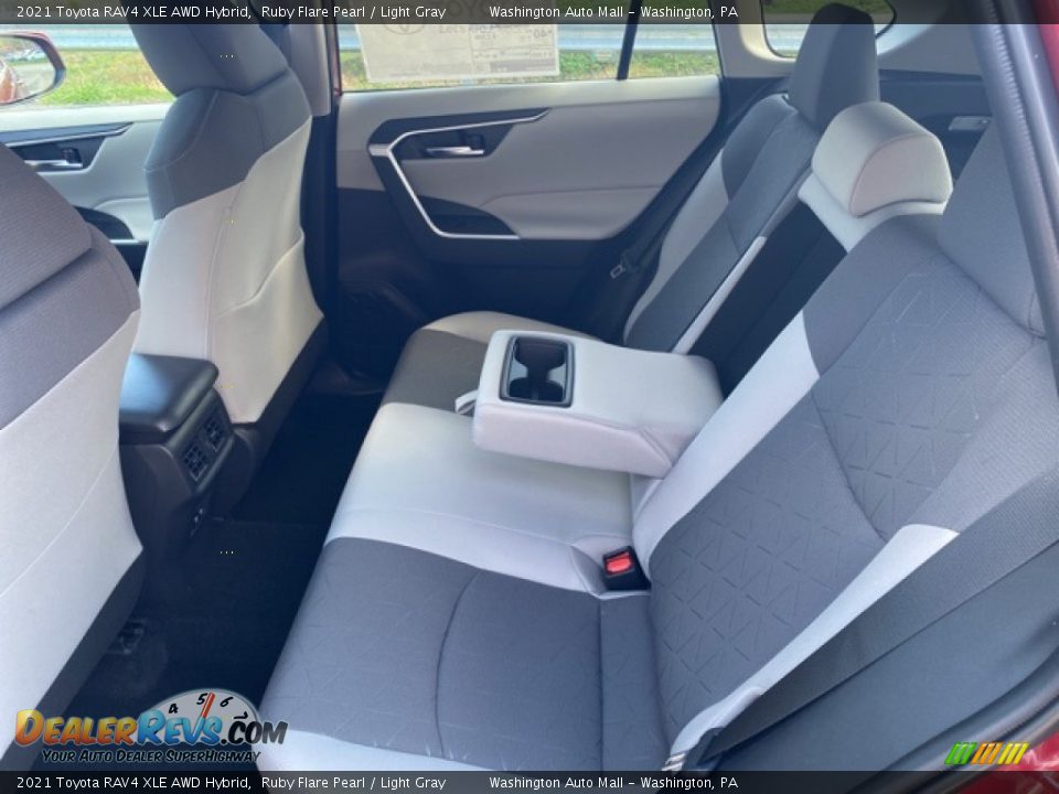 Rear Seat of 2021 Toyota RAV4 XLE AWD Hybrid Photo #25