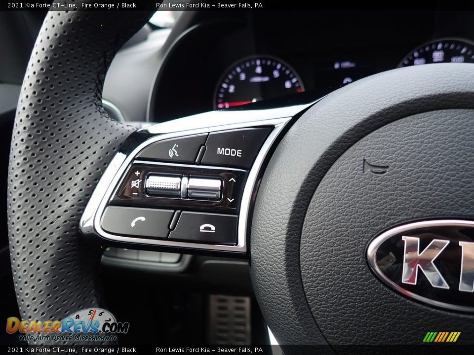2021 Kia Forte GT-Line Steering Wheel Photo #18