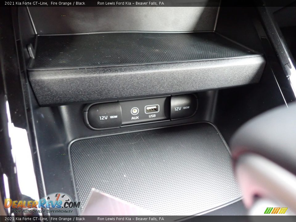2021 Kia Forte GT-Line Fire Orange / Black Photo #19