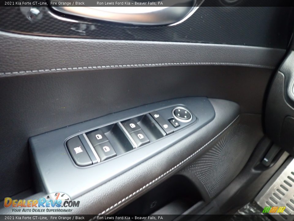 2021 Kia Forte GT-Line Fire Orange / Black Photo #20